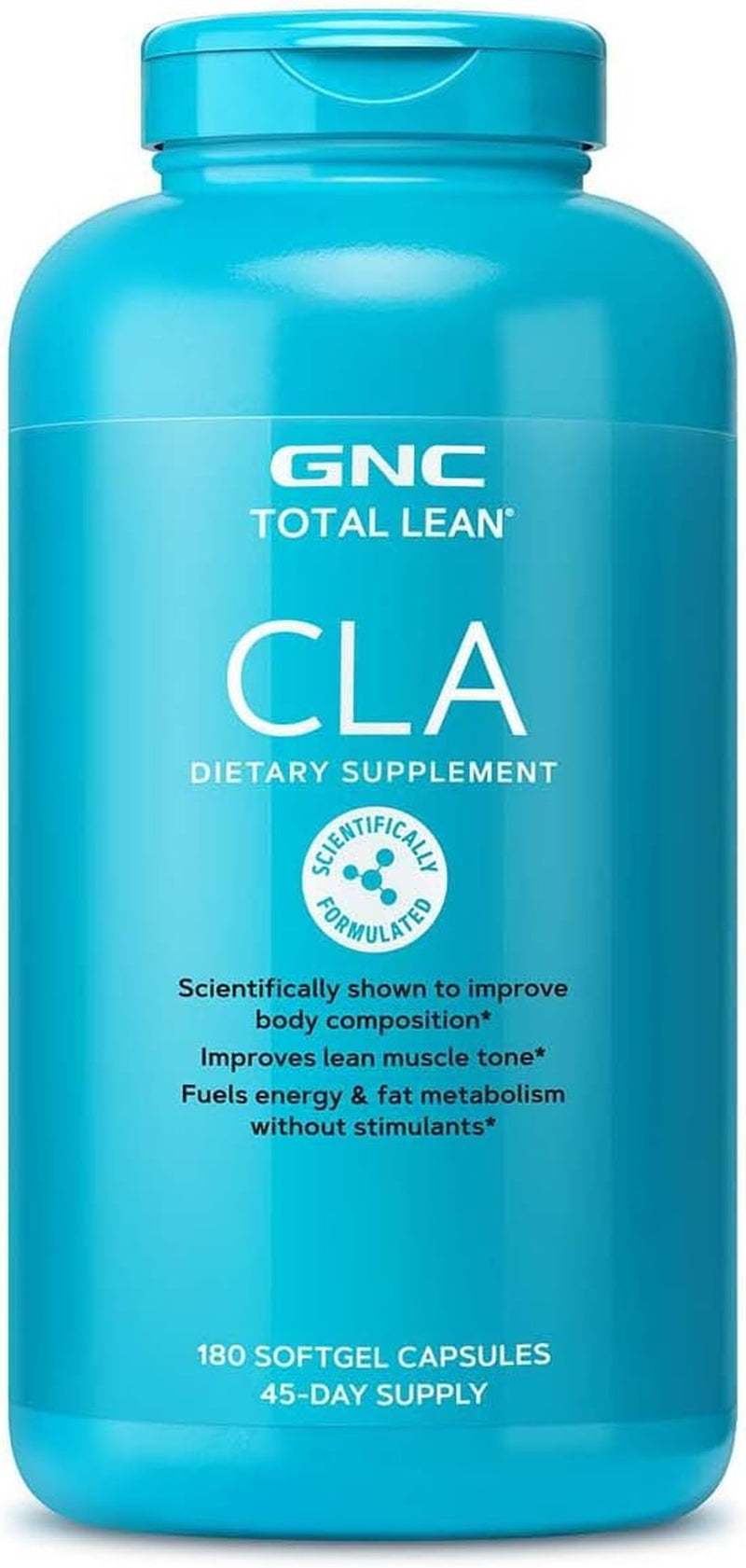 Total Lean CLA | Improve Body Composition & Lean Muscle Tone, Fuels Fat Metabolism & Energy without Stimulants | Gluten Free | 180 Softgels